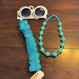 Gymboree 2013 AquaSummer accessories, headband sunglasses necklace